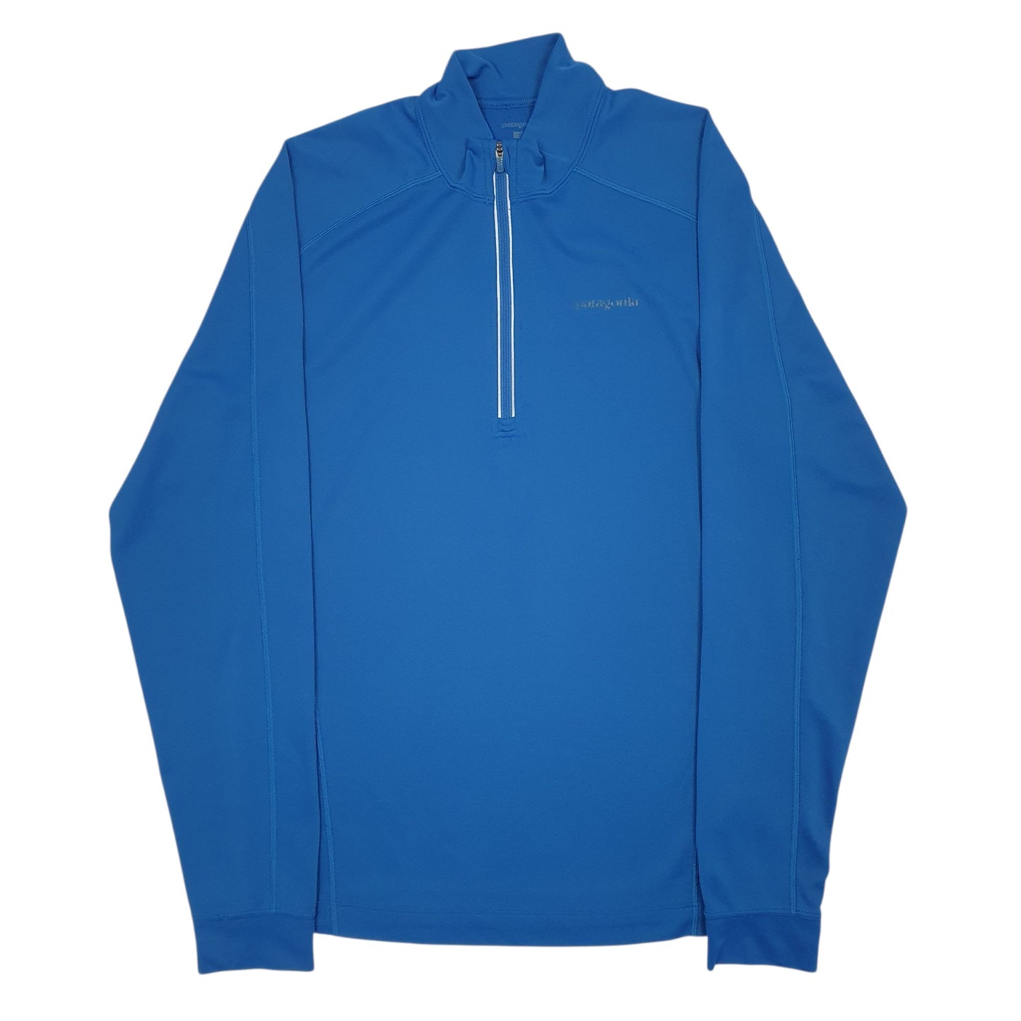 Mens Blue Patagonia Lightweight Quarter Zip Jumper
