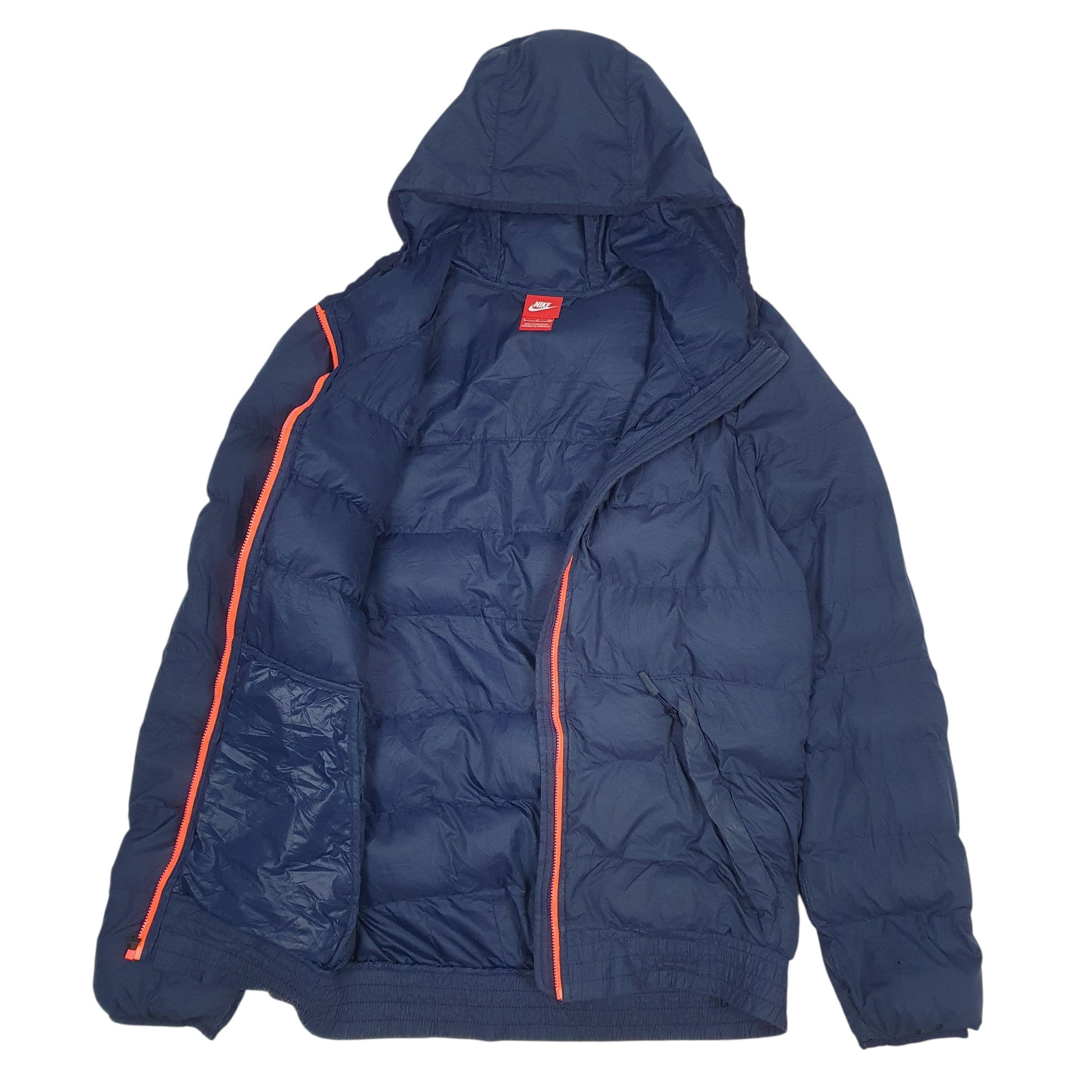 Mens Navy Nike   Coat