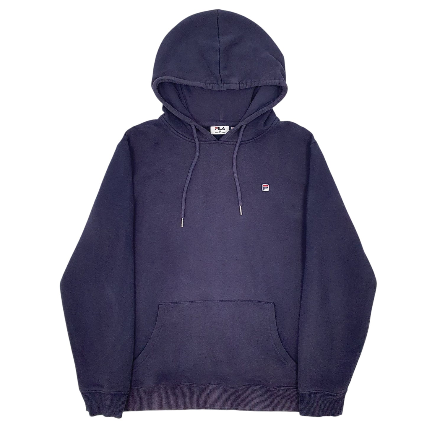 Mens Navy Fila  Hoodie Jumper