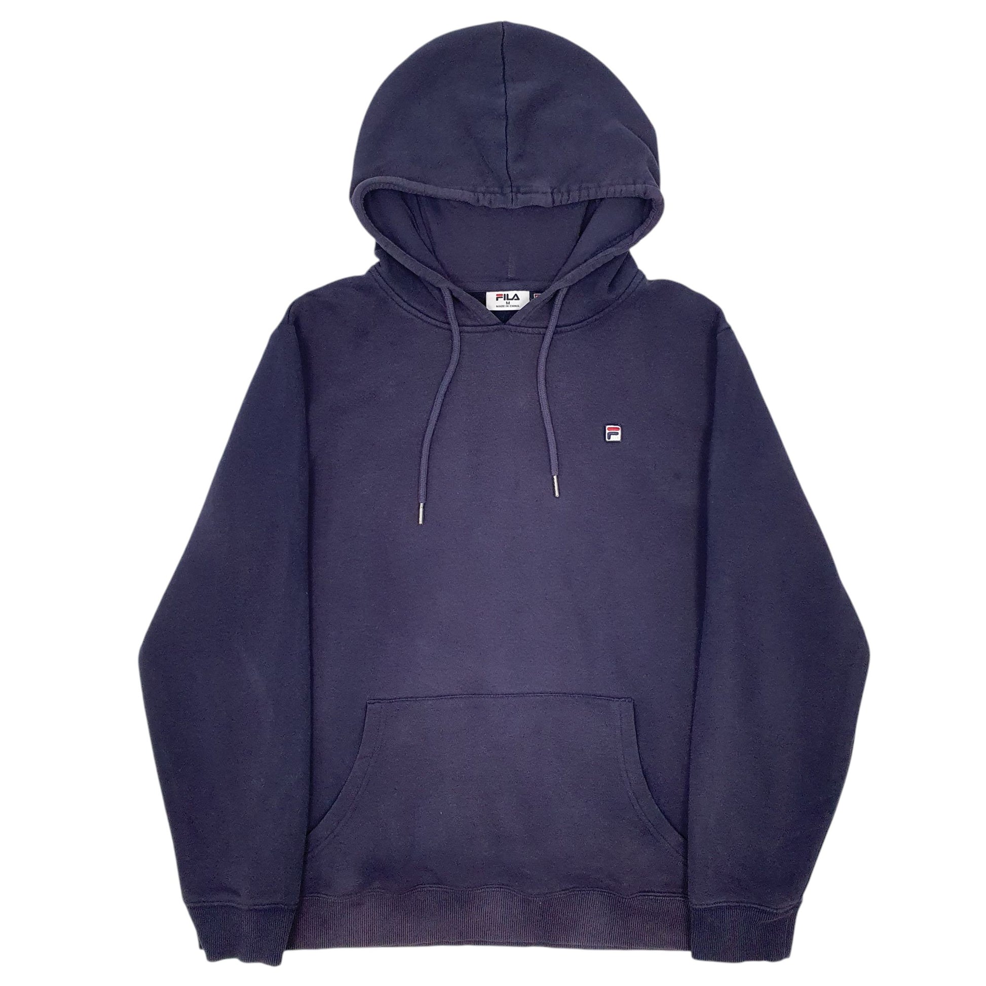 Mens Navy Fila  Hoodie Jumper