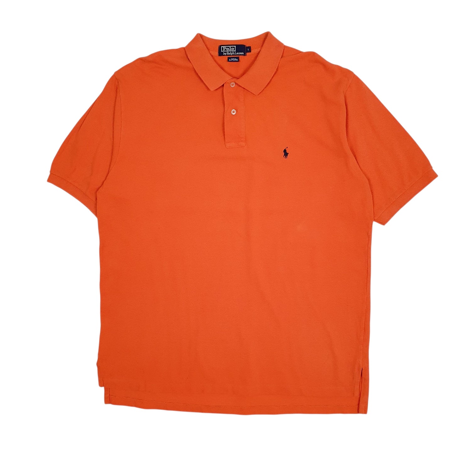 Mens Orange Polo Ralph Lauren  Short Sleeve Polo Shirt