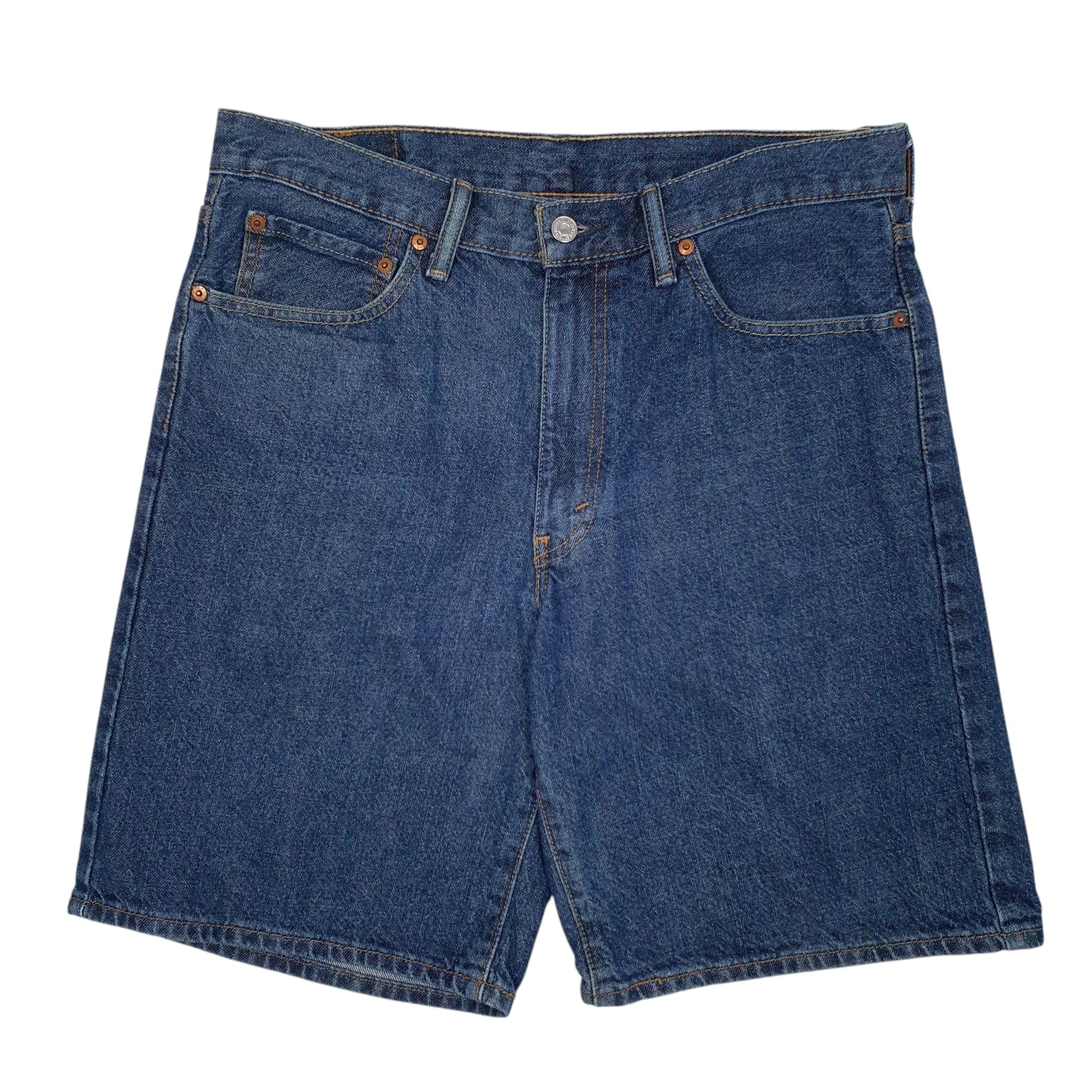 Mens Blue Levis 550 Denim Shorts