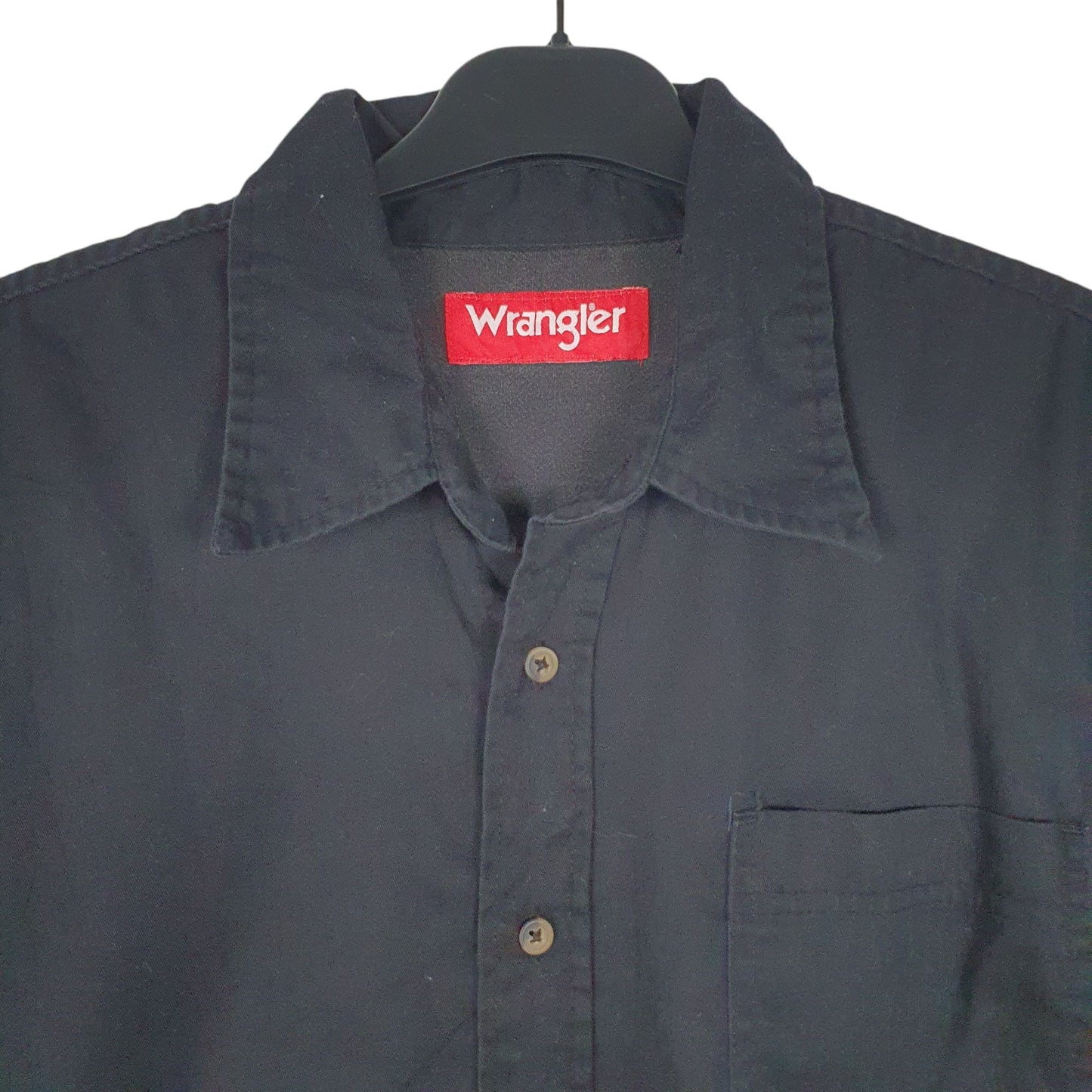 Mens Black Wrangler   Shirt