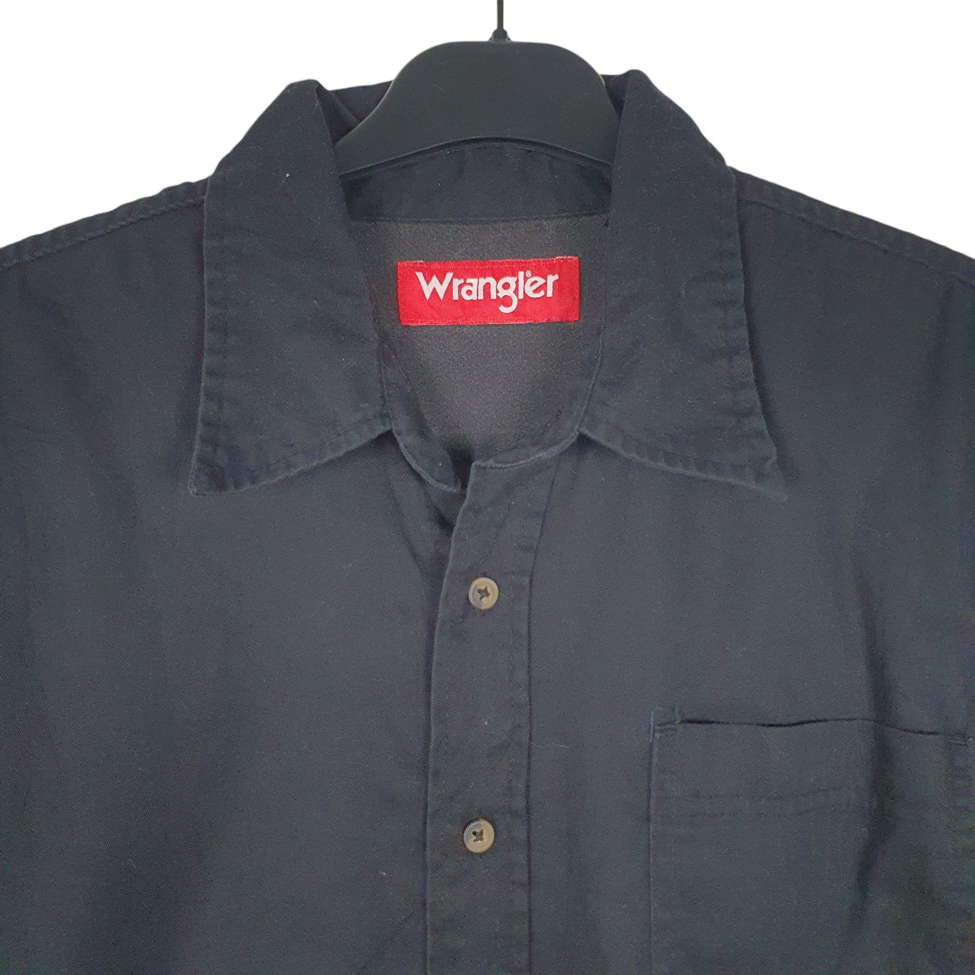 Mens Black Wrangler   Shirt