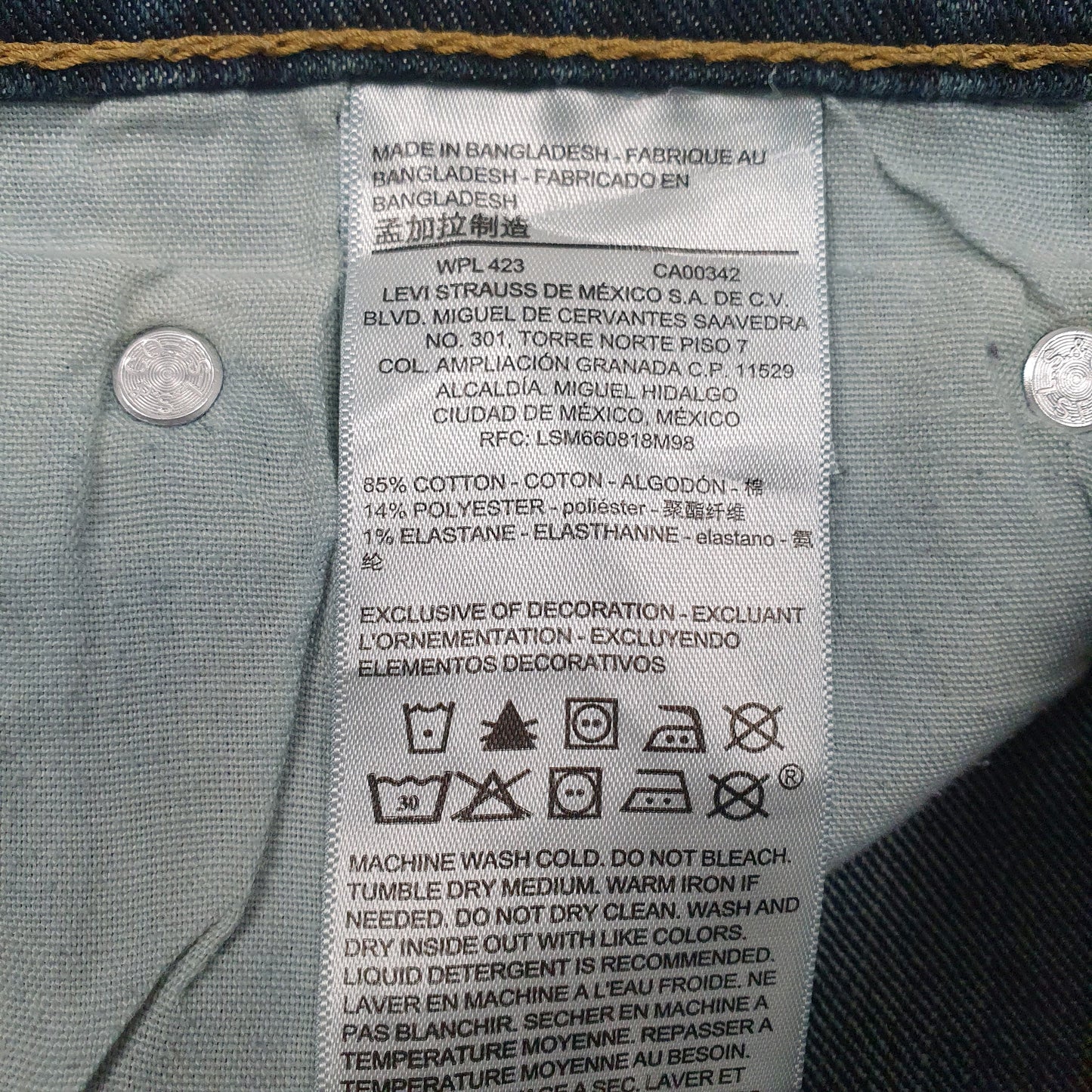 Mens Blue Levis   Jeans