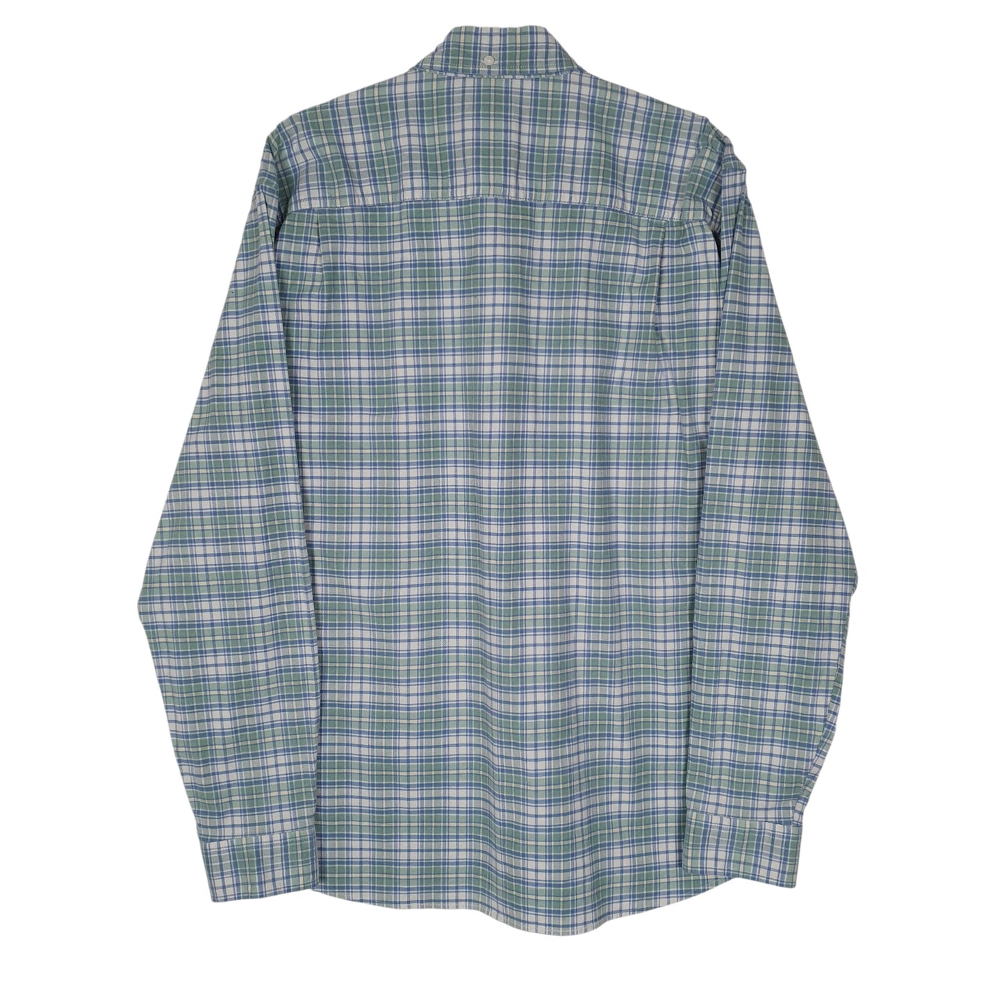 Mens Blue L.L.Bean Canvas  Shirt
