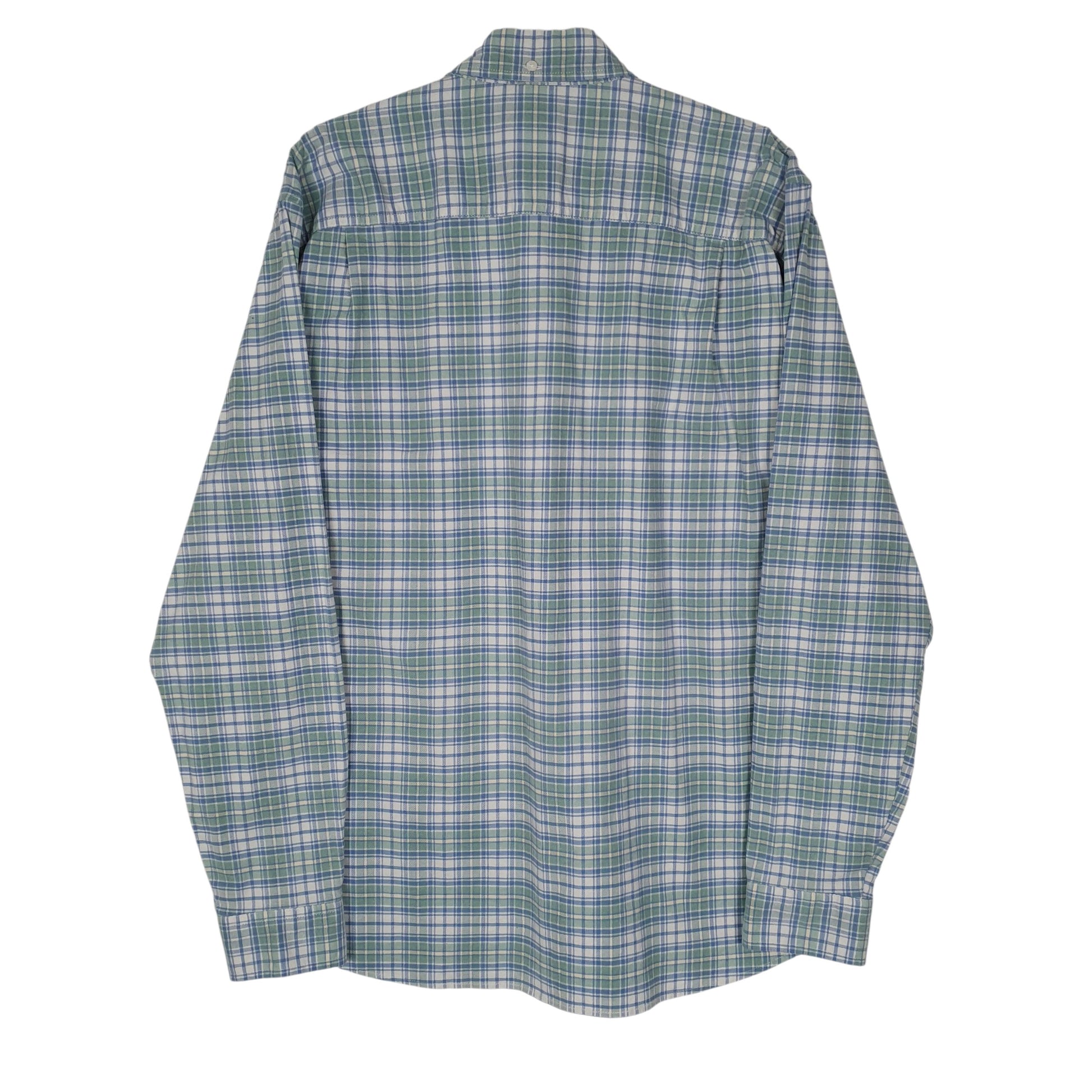 Mens Blue L.L.Bean Canvas  Shirt