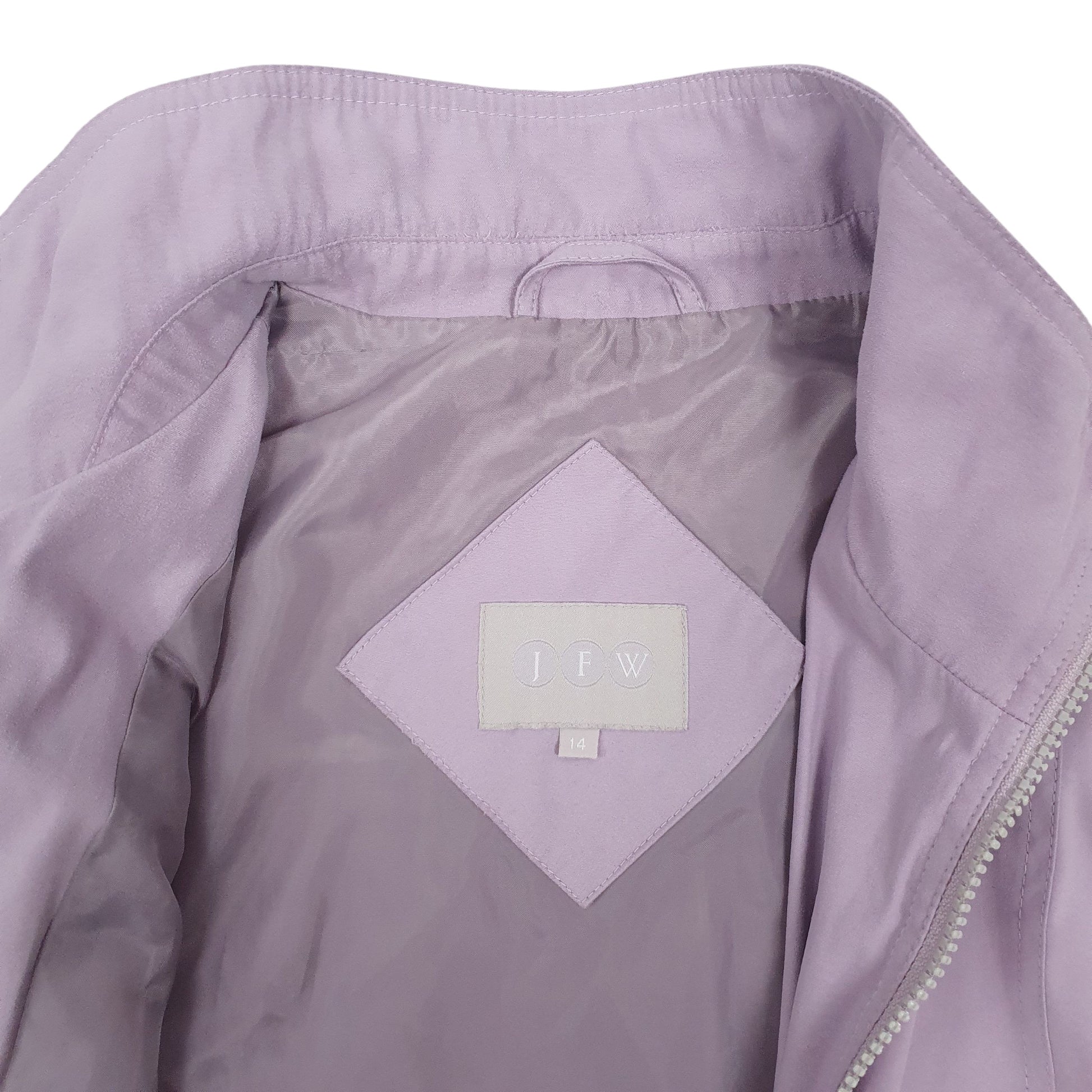 Womens Purple IFW  Crewneck Coat