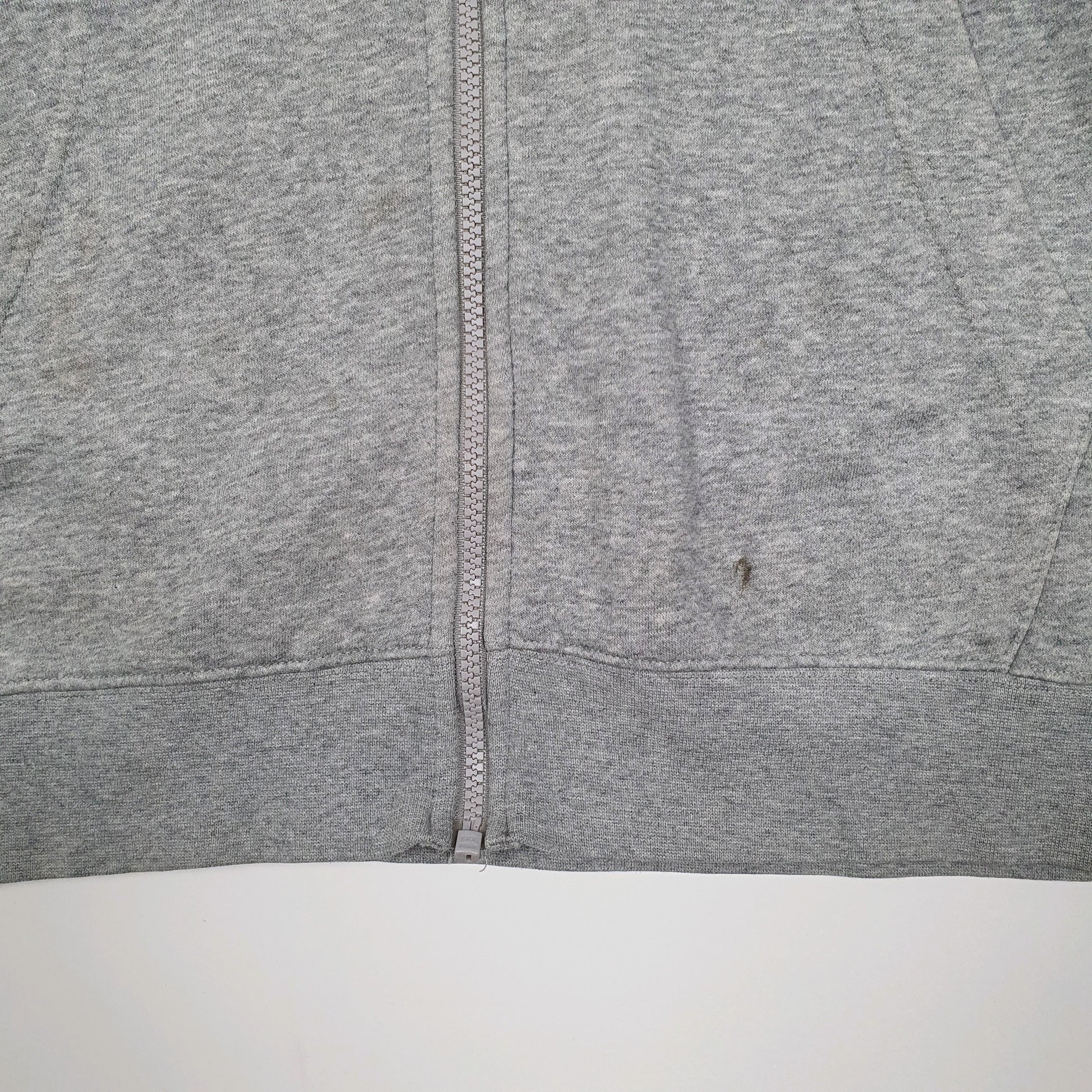 Mens Grey Nike Hoodie Full Zip Jumper