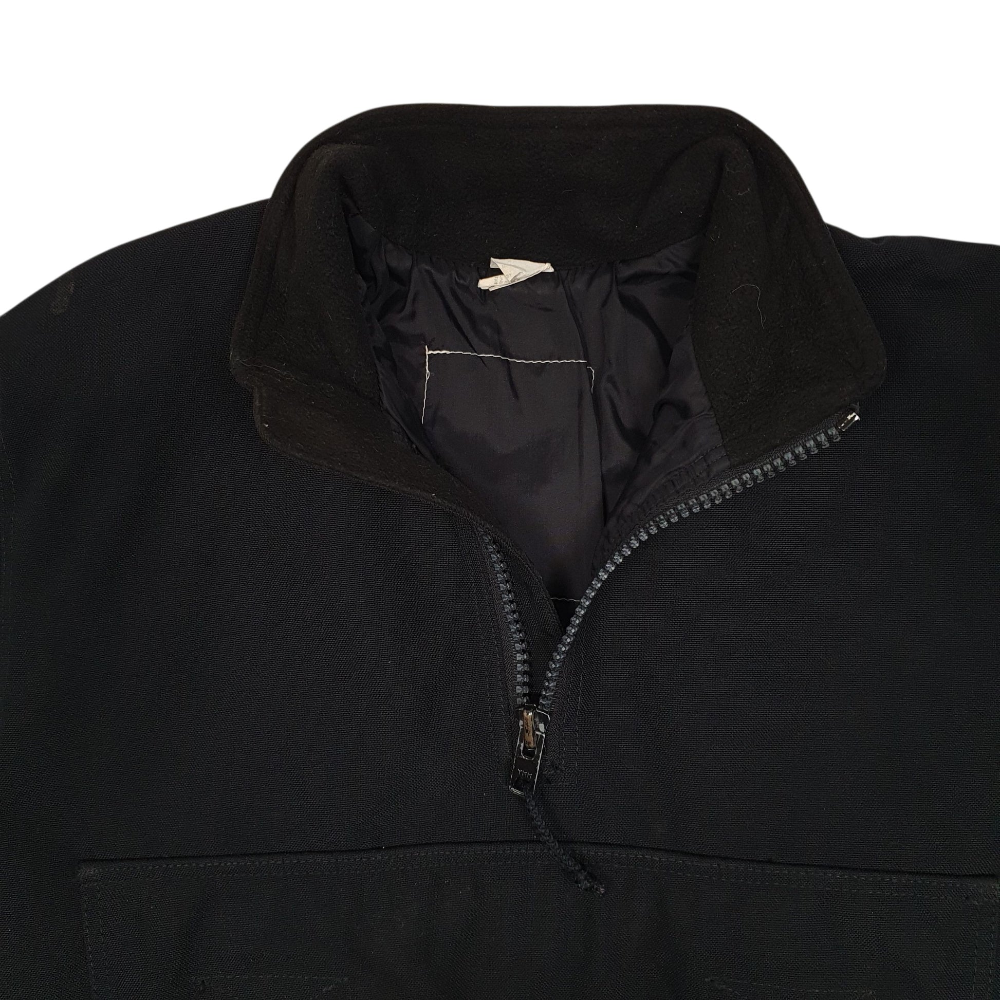 Mens Black Unbranded Pullover Hoodie Smock  Coat