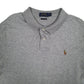 Mens Grey Polo Ralph Lauren Pima Soft Touch  Polo Shirt
