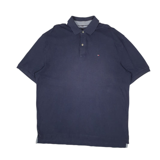 Mens Navy Tommy Hilfiger Classic Fit Short Sleeve Polo Shirt