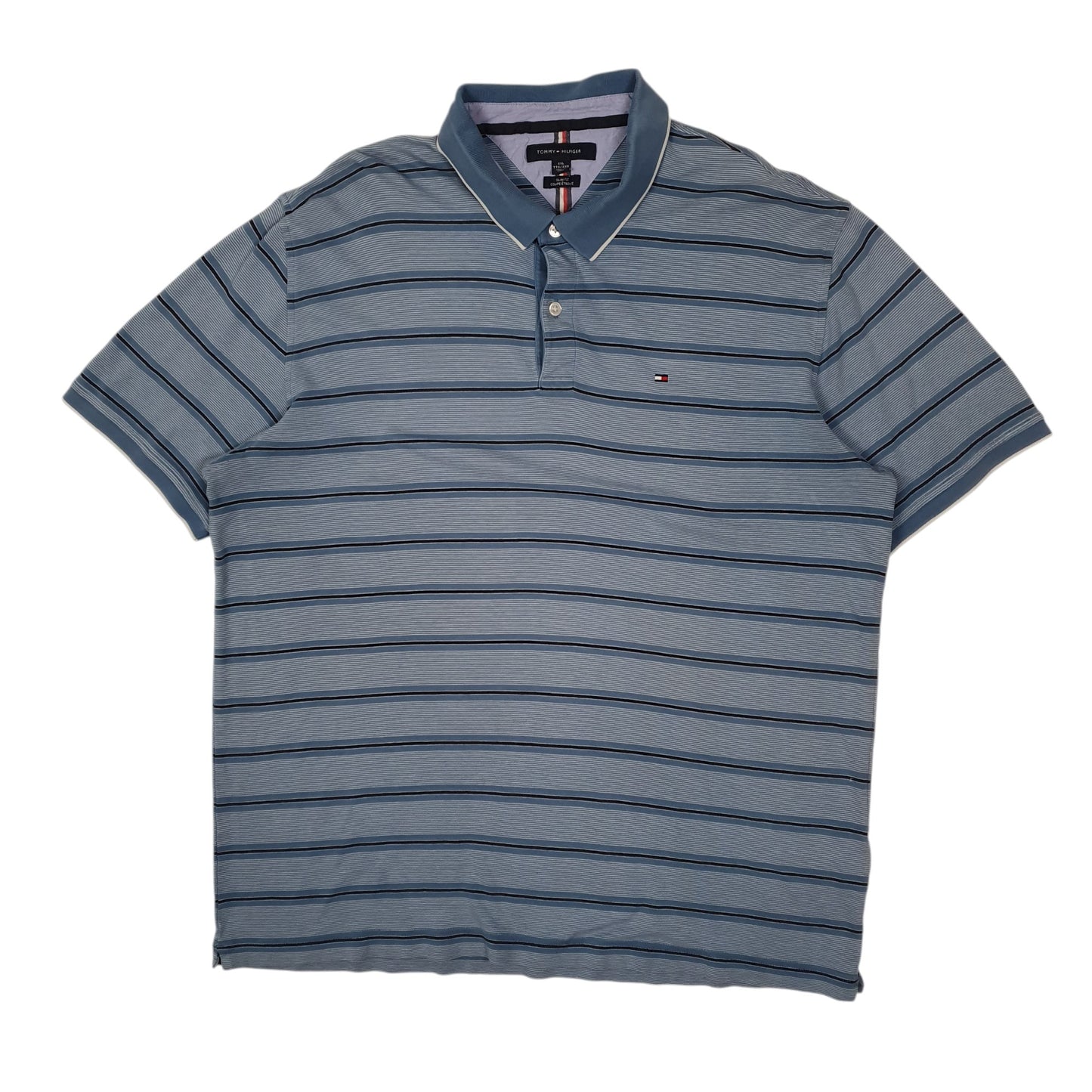 Mens Blue Tommy Hilfiger  Short Sleeve Polo Shirt