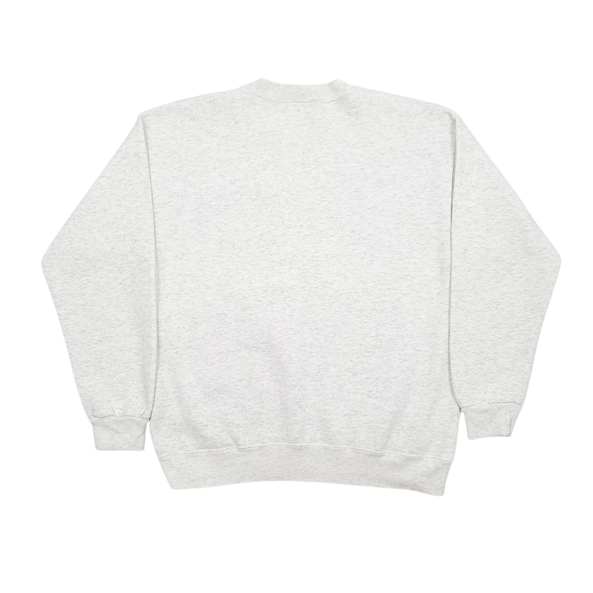 Mens Grey Nutmeg Mills Vintage Nascar Made In USA. Crewneck Jumper