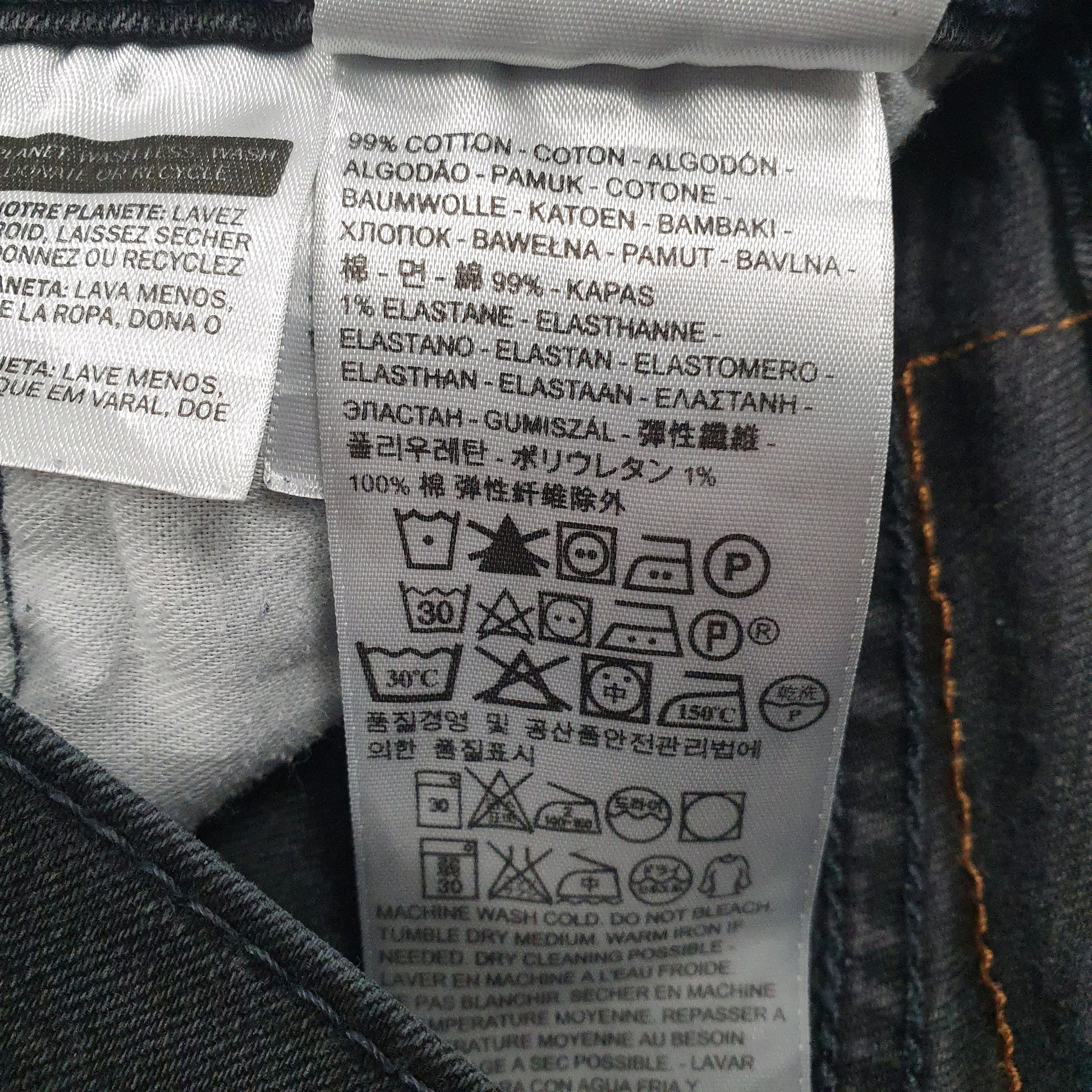 Mens Black Levis   Jeans