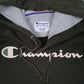 Mens Green Champion  Hoodie Jumper