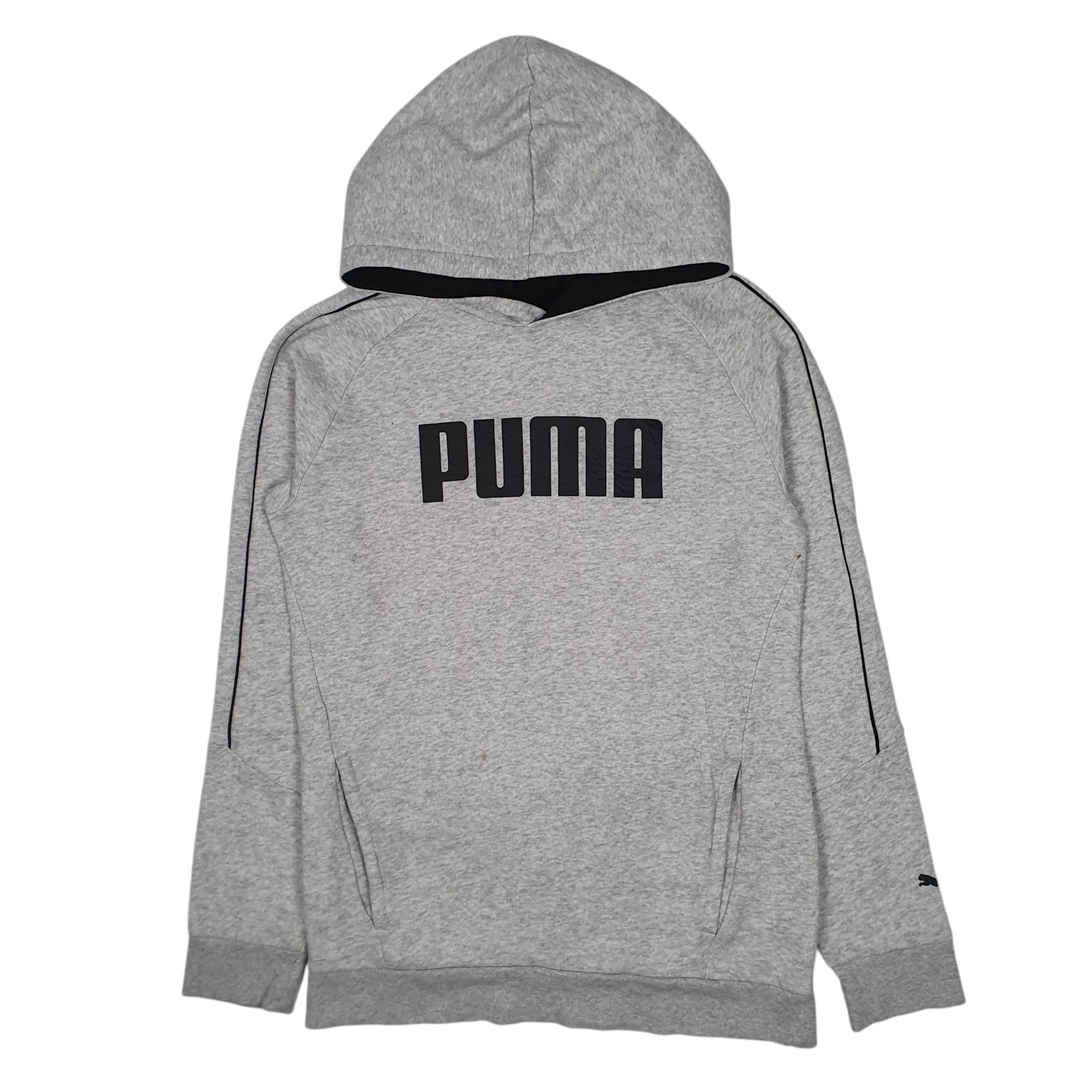 Mens Grey Puma  Hoodie Jumper
