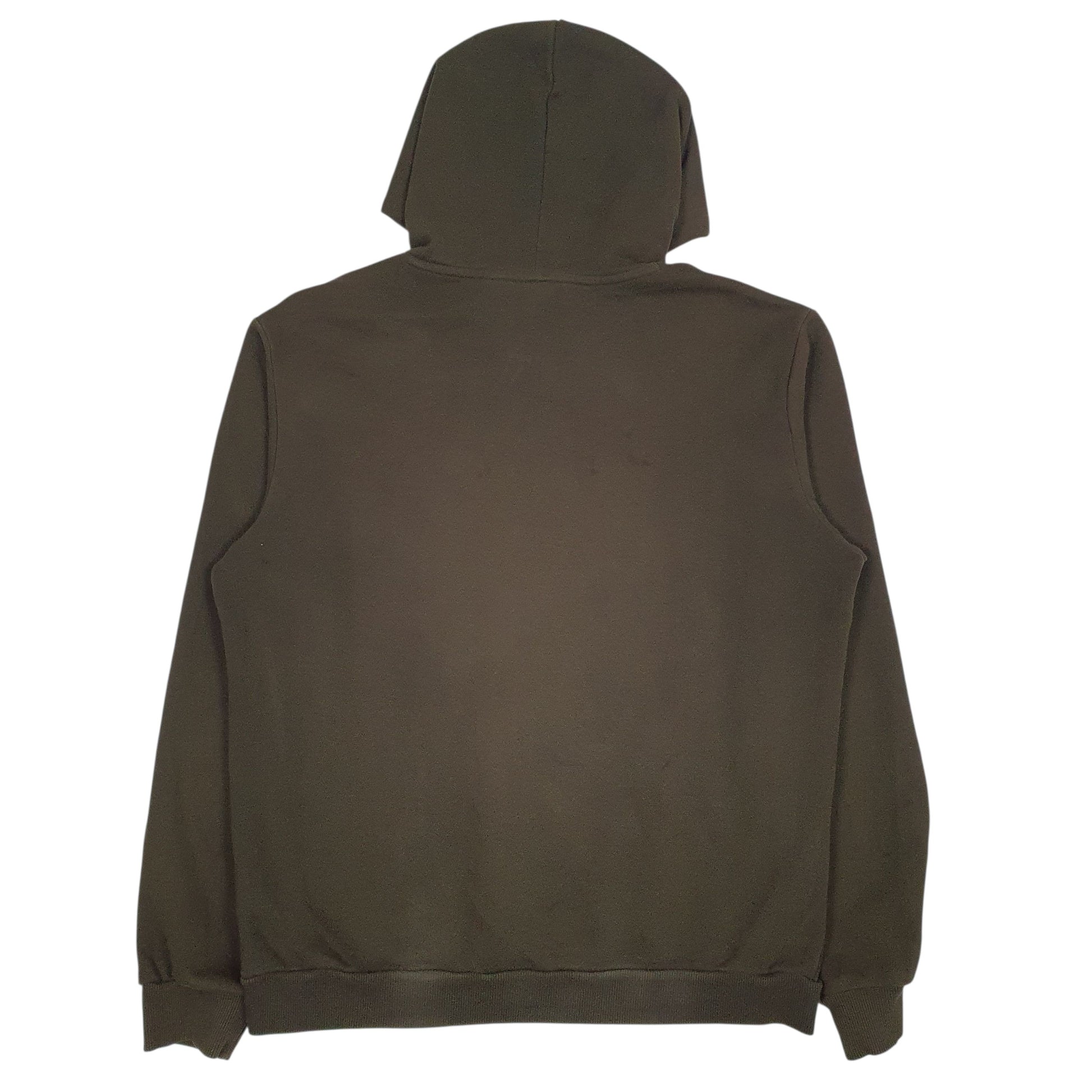 Mens Green Puma Spellout Hoodie Jumper