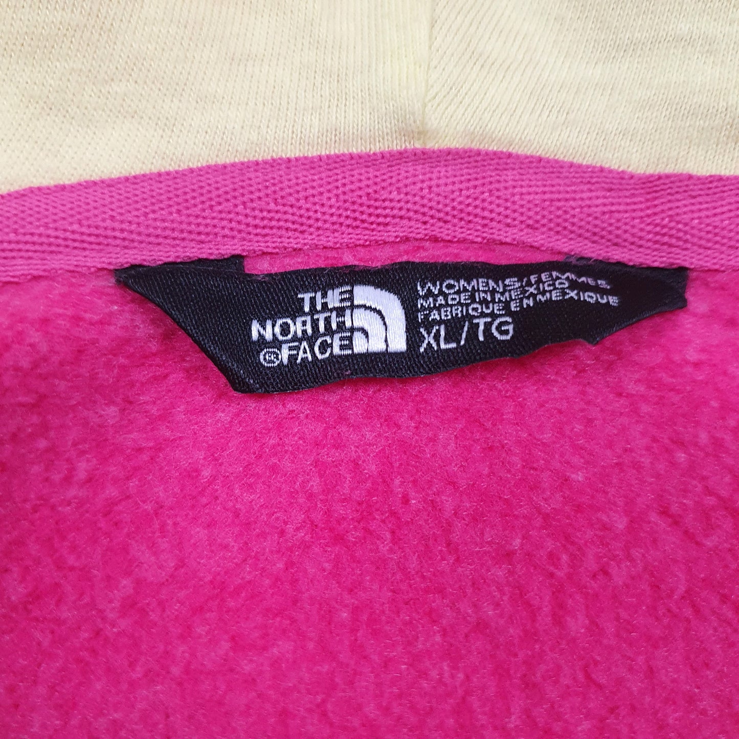 Womens Pink The North Face Spellout Hoodie Jumper