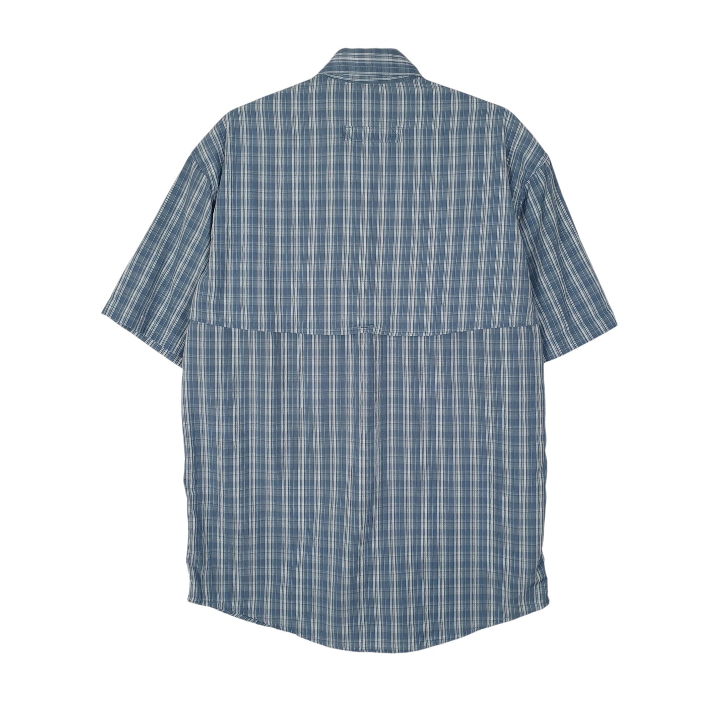 Mens Blue L.L.Bean Walking Hiking  Shirt