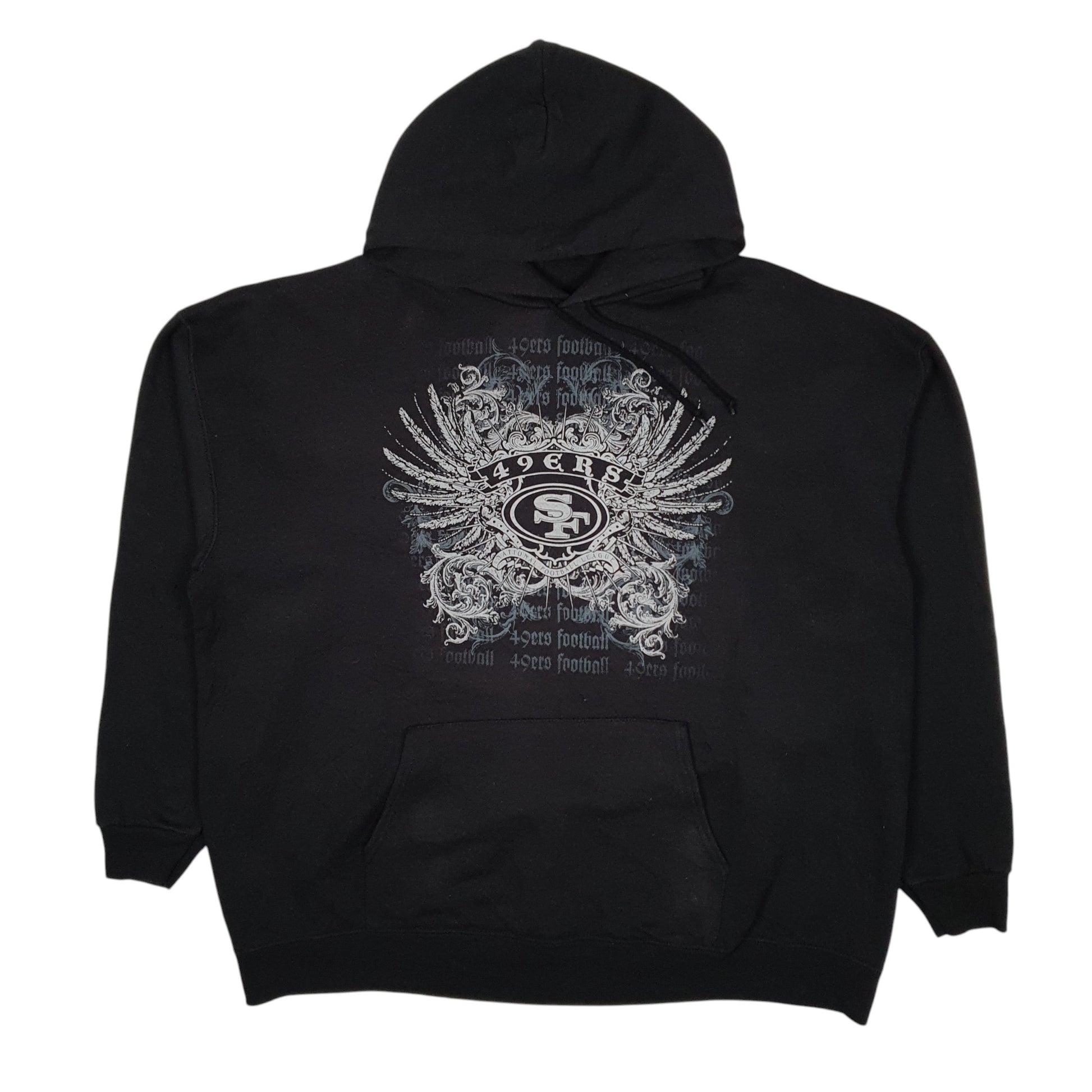 Mens Black NFL San Francisco 49ers Hoodie Jumper