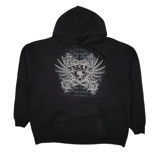 Mens Black NFL San Francisco 49ers Hoodie Jumper