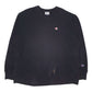 Mens Black Champion Reverse Weave Crewneck Jumper
