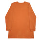 Mens Orange Carhartt Spellout  T Shirt