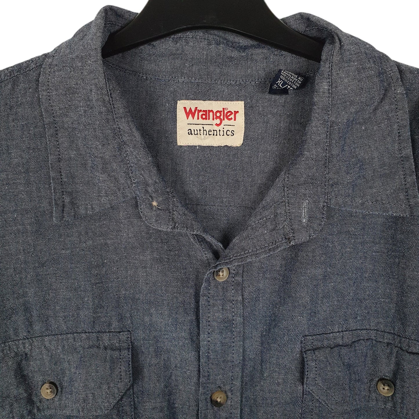 Mens Blue Wrangler   Shirt