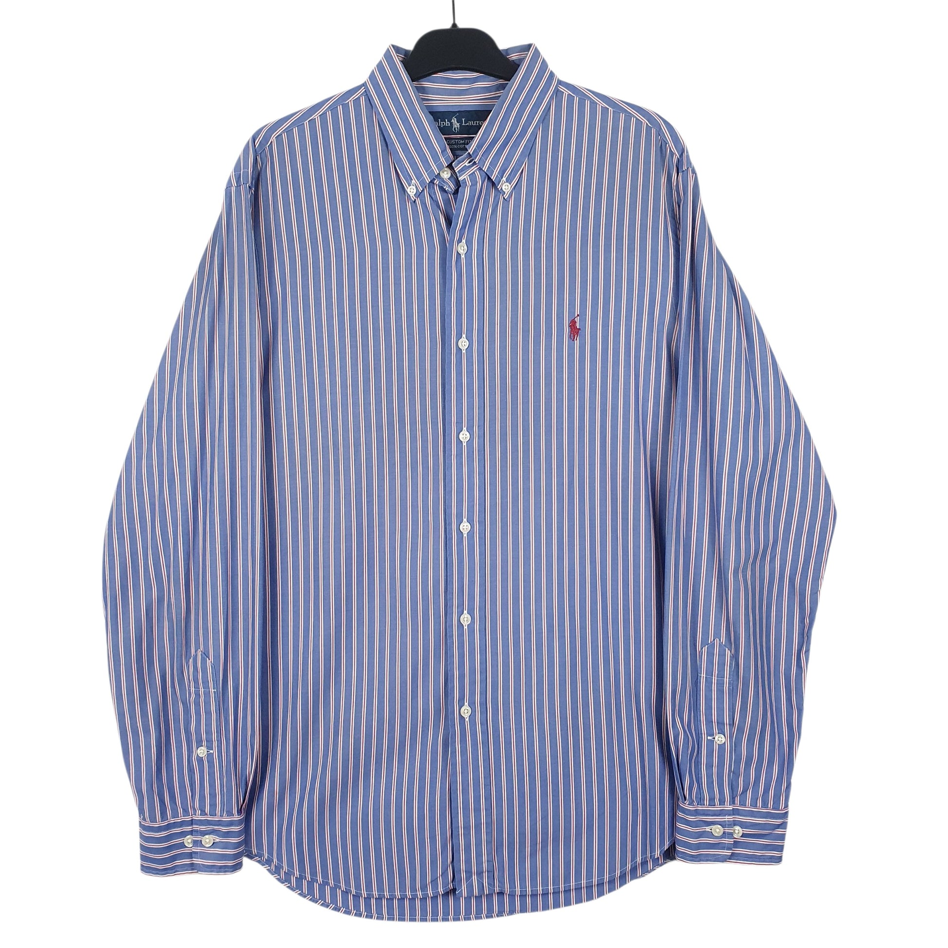Mens Blue Ralph Lauren  Long Sleeve Shirt
