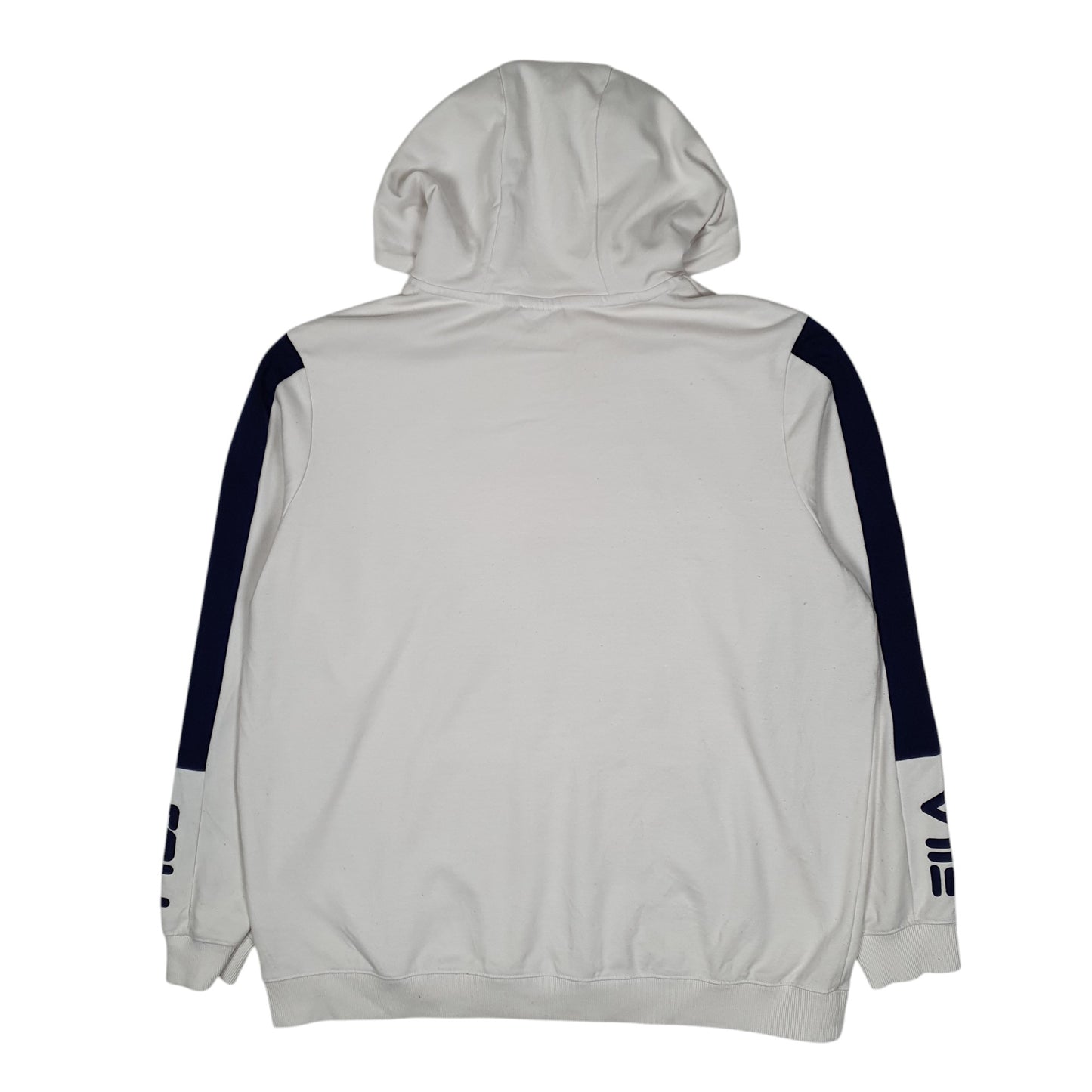 Mens White Fila  Hoodie Jumper
