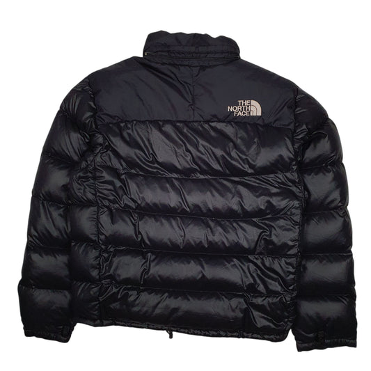 Mens Black The North Face Nuptse Hoodie Coat