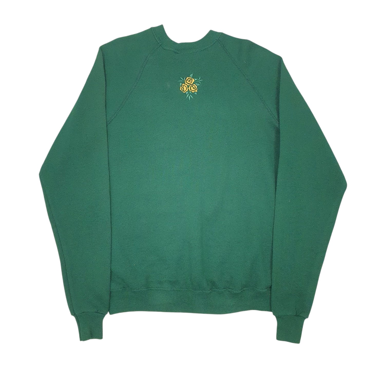 Womens Green Lee Vintage 90s Made In USA Crewneck Jumper
