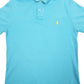 Mens Blue Polo Ralph Lauren Custom Fit  Polo Shirt