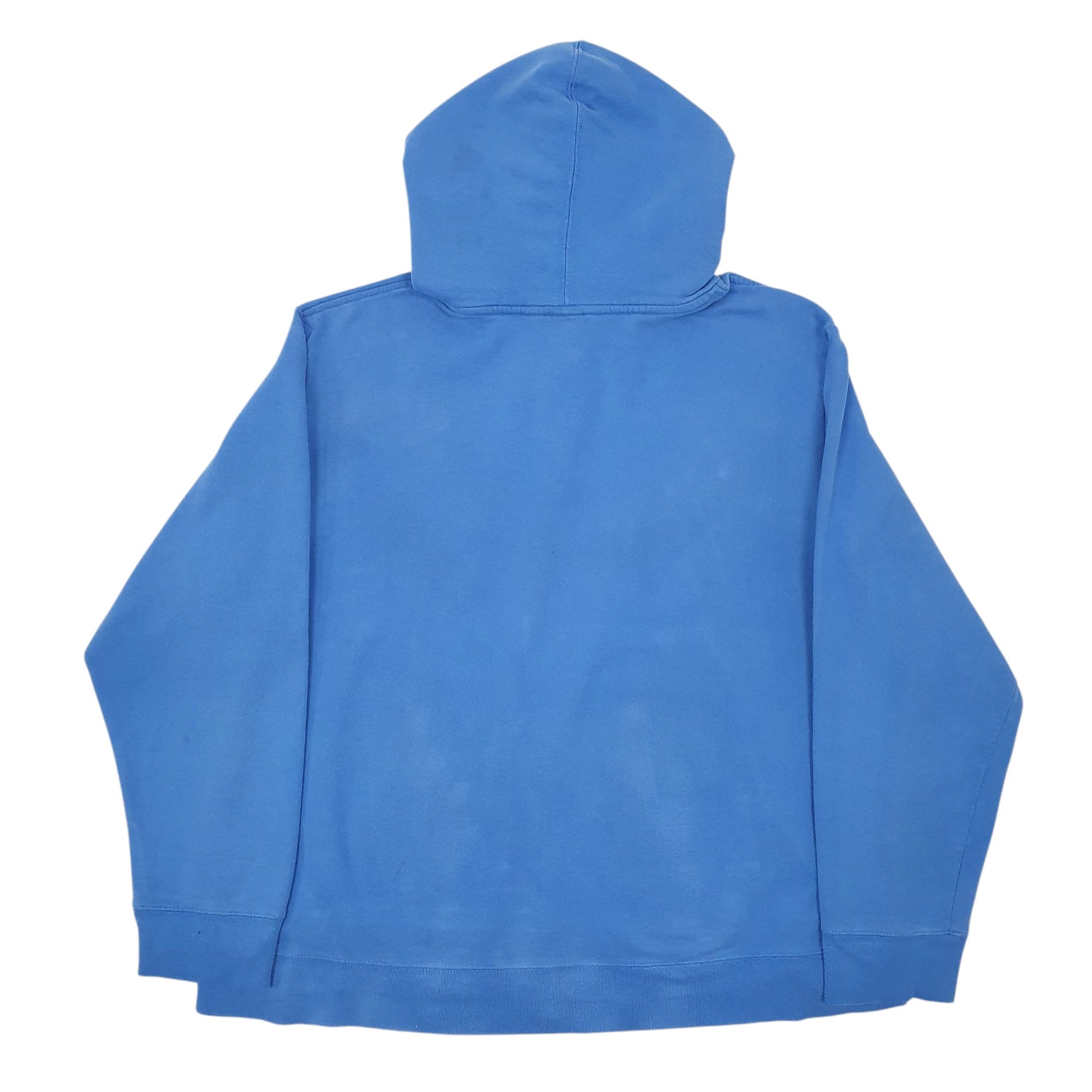 Mens Blue The North Face Spellout Hoodie Jumper