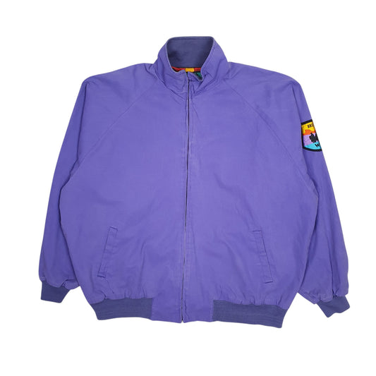 Mens Purple Wrangler Brushpopper Vintage 90s  Coat