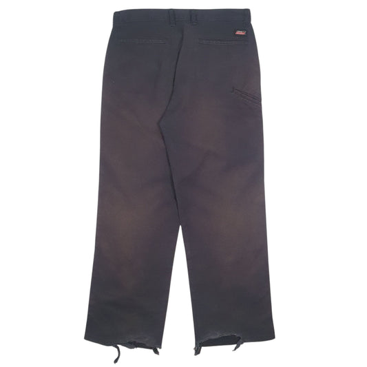 Mens Black Dickies Workwear  Trousers