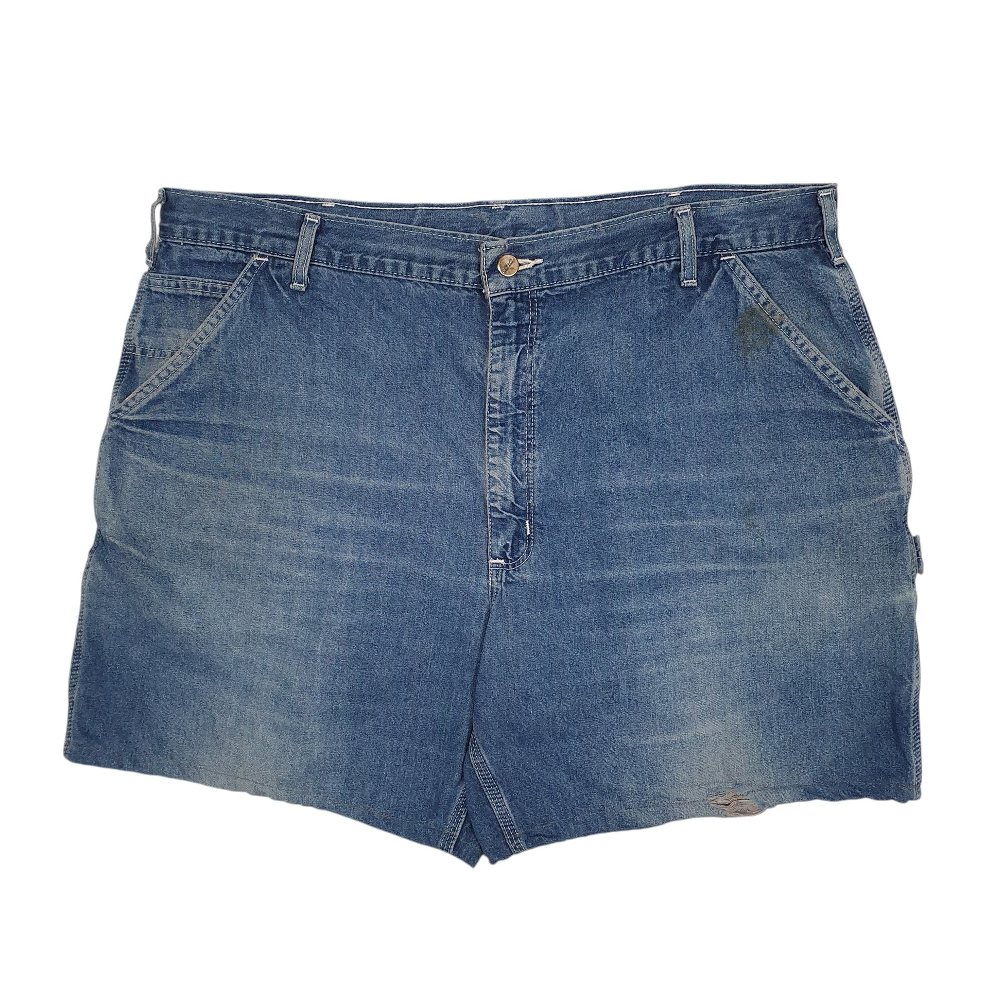 Mens Blue Carhartt Vintage 00s Denim Shorts
