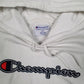 Mens White Champion  Hoodie Jumper