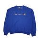 Mens Blue Carhartt Spellout Crewneck Jumper