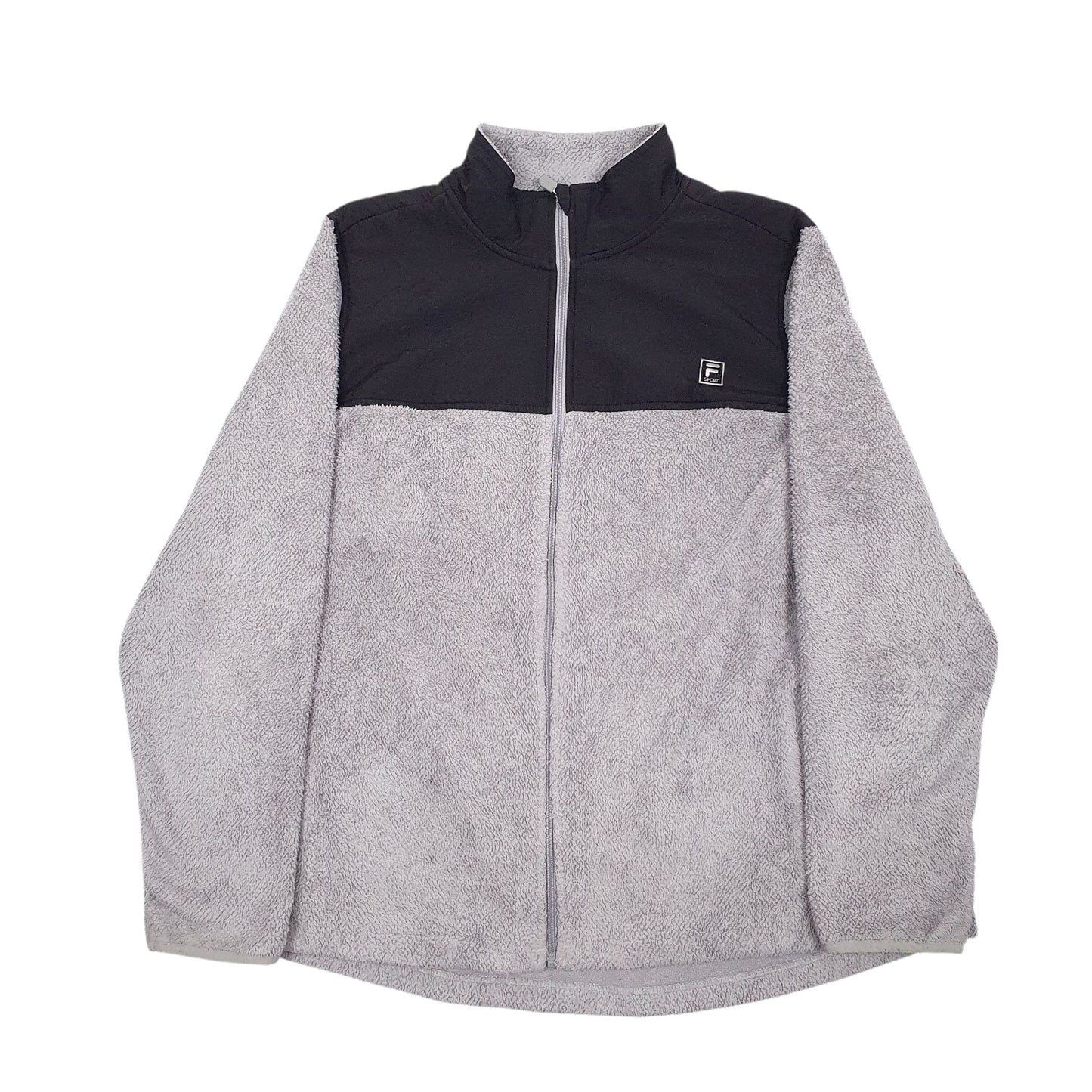 Mens Grey Fila Sport Full Zip Jumper