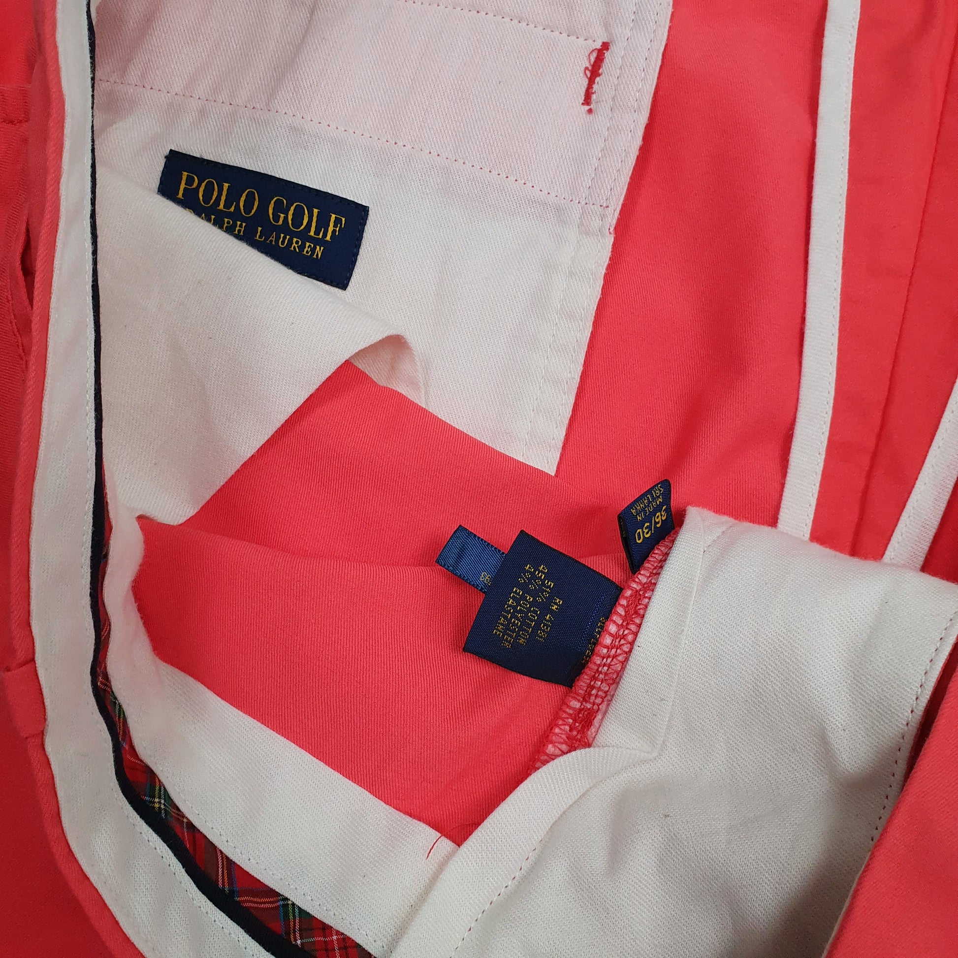 Mens Pink Polo Ralph Lauren Golf  Trousers