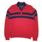 Mens Red Tommy Hilfiger  Quarter Zip Jumper