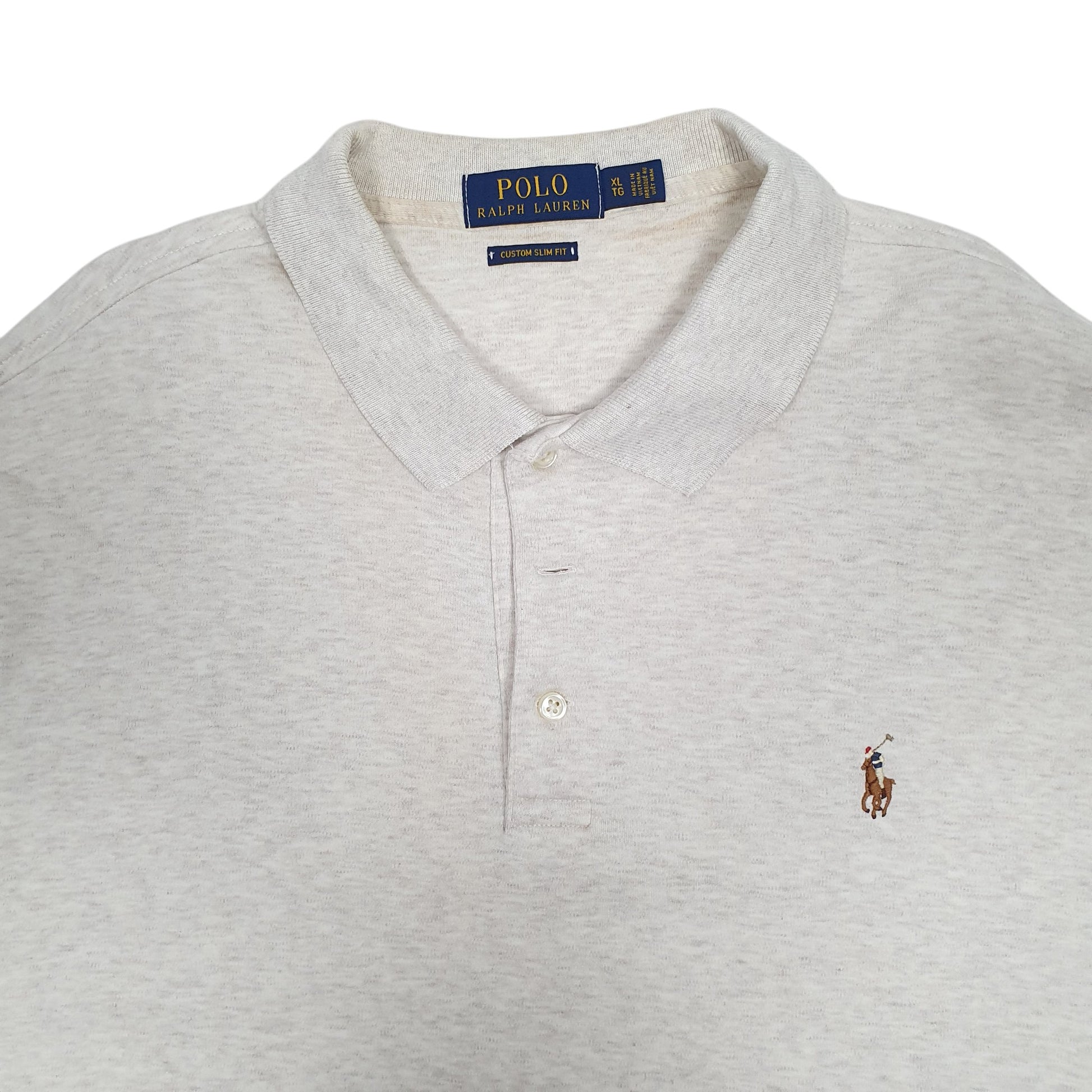 Mens Grey Polo Ralph Lauren   Polo Shirt