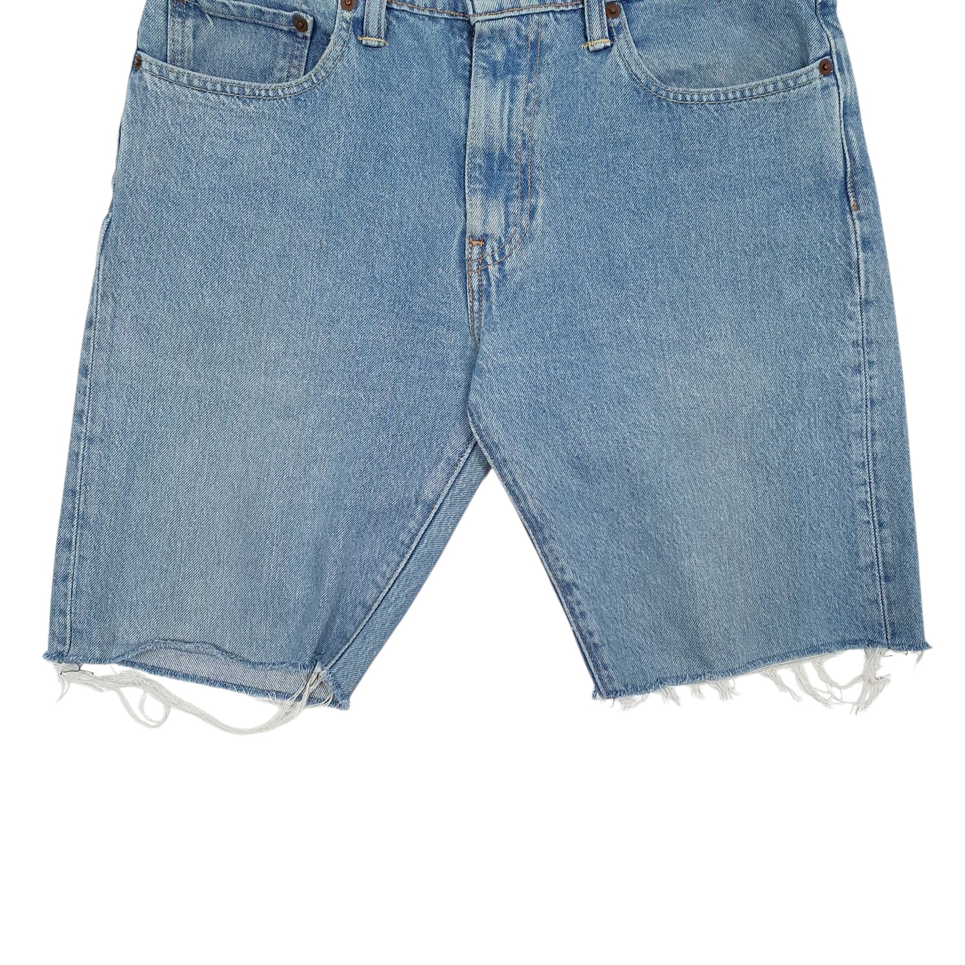 Mens Blue Levis 512 Hoodie Shorts
