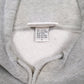 Mens Grey Quicksilver Spellout Hoodie Jumper