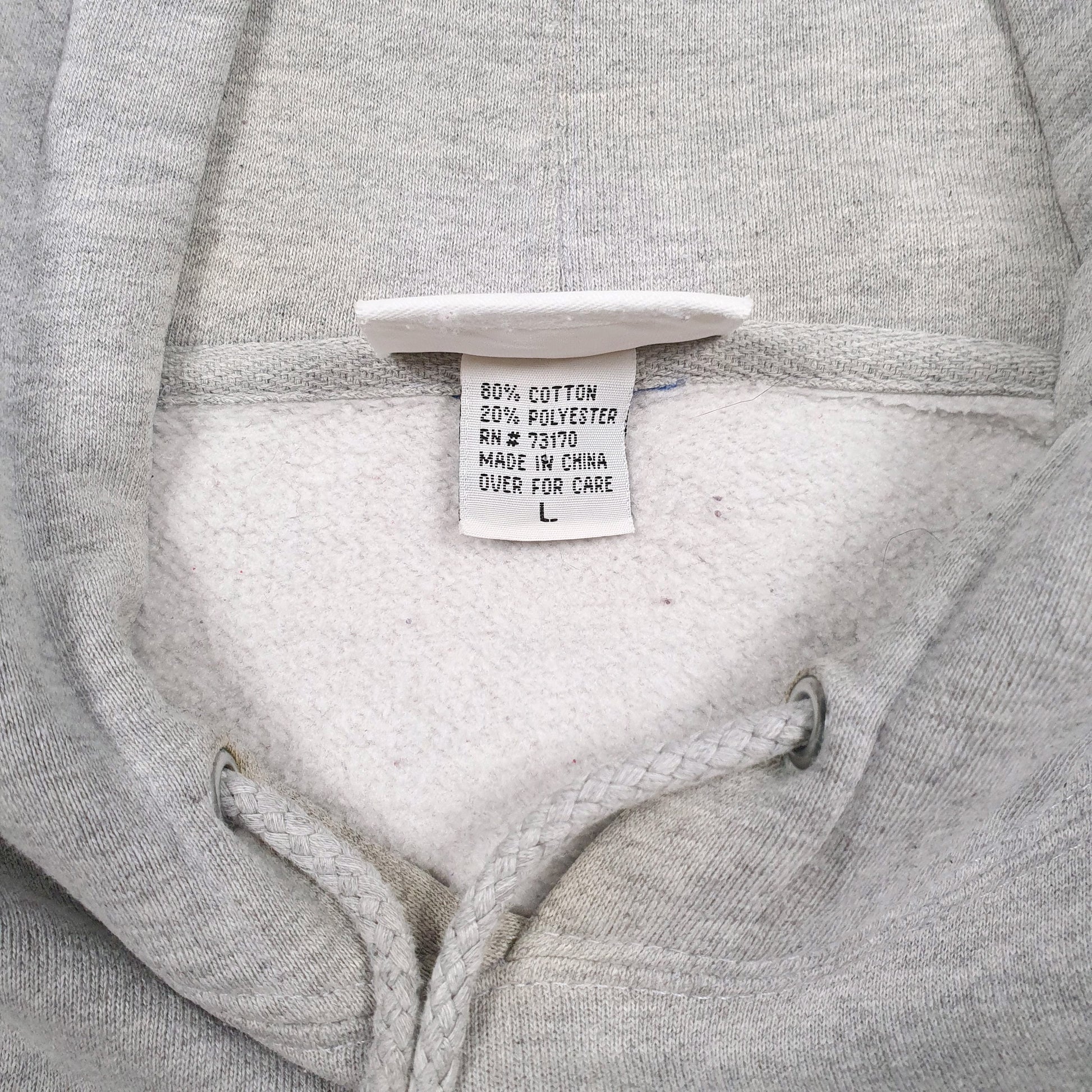Mens Grey Quicksilver Spellout Hoodie Jumper