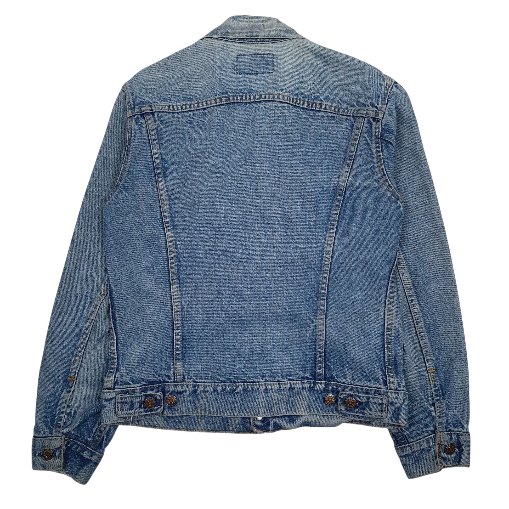 Mens Blue Levis Type 3 Vintage 80s  Coat