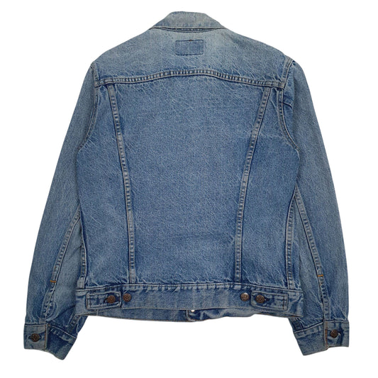 Mens Blue Levis Type 3 Vintage 80s  Coat