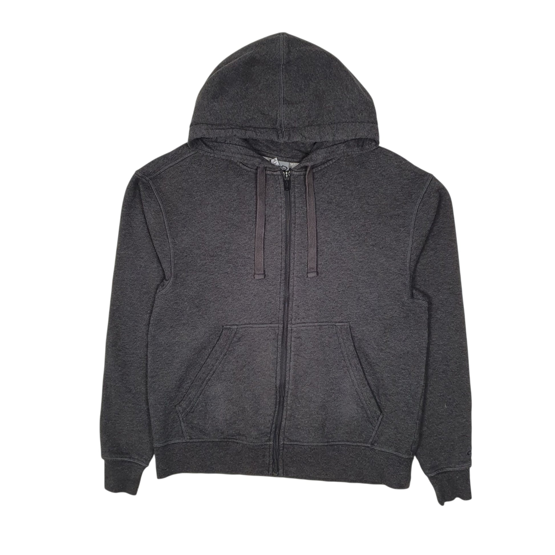 Mens Grey Champion Hoodie Full Zip Jumper